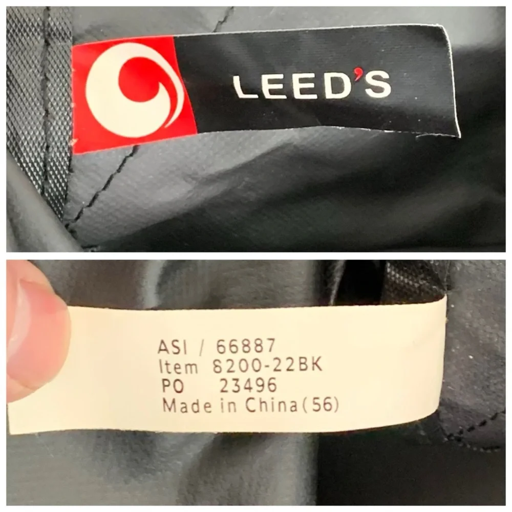 Leed’s Black Men's Duffle Bag